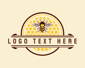 Organic - Bee Hive Honey logo design
