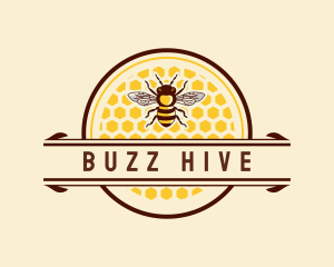 Hive - Bee Hive Honey logo design