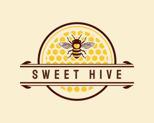 Bee Hive Honey logo design