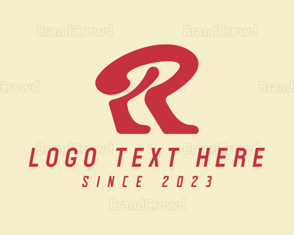 Retro Fashion Letter R Logo