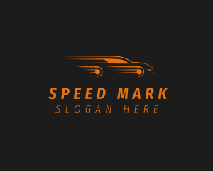 Orange Car Racing logo design