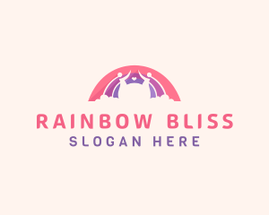 Lgbtq - Rainbow Love People logo design