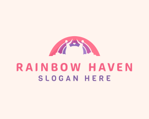 Rainbow Love People logo design