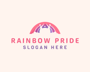 Rainbow Love People logo design