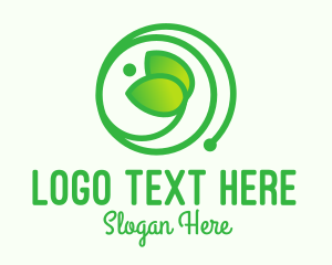 Biotech - Green Leaf Planting logo design