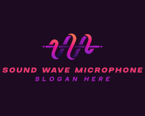 Sound Wave Pulse logo design