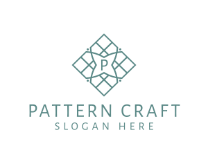 Tile Pattern Home Improvement logo design