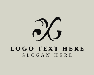 Black - Premium Luxury Letter X logo design