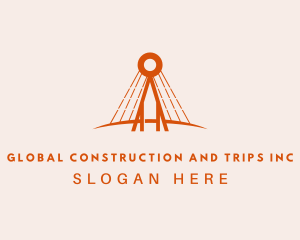 Tourist - Architecture Bridge Structure logo design