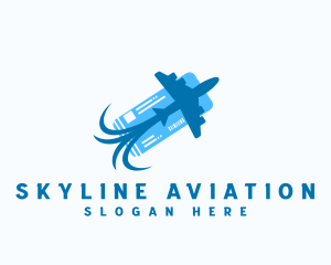 Flight - Airplane Flight Ticket logo design