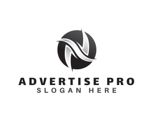 Advertising - Wave Media Advertising logo design