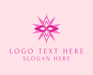 Feminine - Flower Petal Star logo design