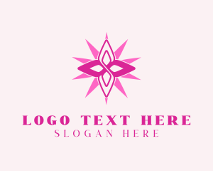 Letter S - Flower Petal Star logo design