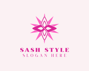 Flower Petal Star logo design