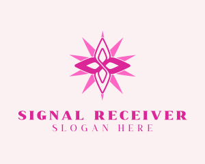 Flower Petal Star logo design