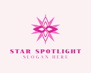 Flower Petal Star logo design