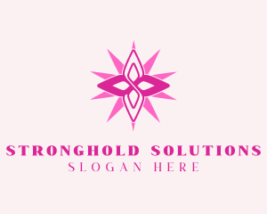 Flower Petal Star logo design