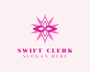 Flower Petal Star logo design