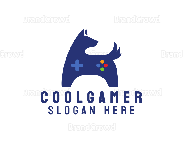 Game Controller Dog Logo