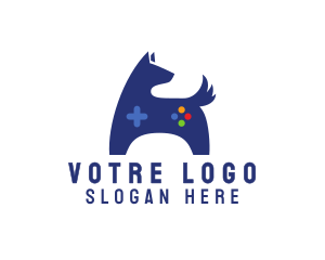 Game Controller Dog Logo