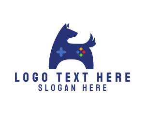 Clan - Game Controller Dog logo design