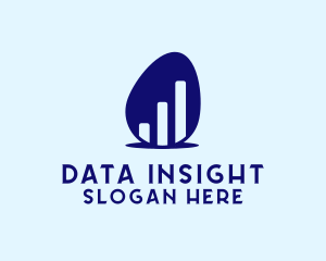 Analysis - Egg Finance Graph logo design