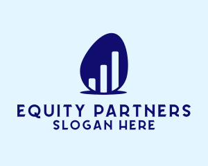Shareholder - Egg Finance Graph logo design