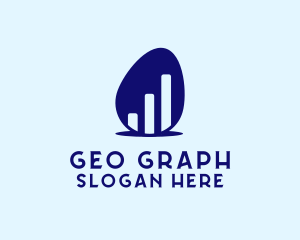 Egg Finance Graph logo design