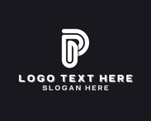 Studio - Business Company Letter P logo design