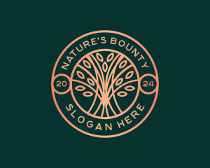 Tree Nature Eco logo design