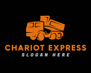 Dump Truck Automobile logo design