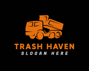 Dump Truck Automobile logo design