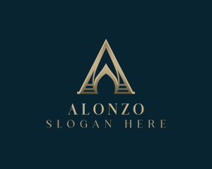 Corporate Luxury Letter A logo design