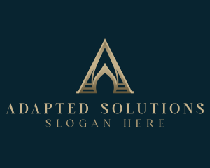 Corporate Luxury Letter A logo design