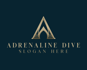 Corporate Luxury Letter A logo design