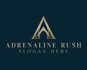 Corporate Luxury Letter A logo design