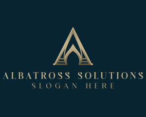 Corporate Luxury Letter A logo design