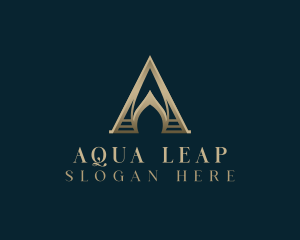 Corporate Luxury Letter A logo design