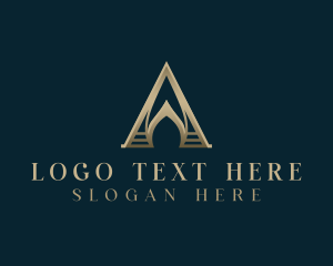 Contractor - Corporate Luxury Letter A logo design