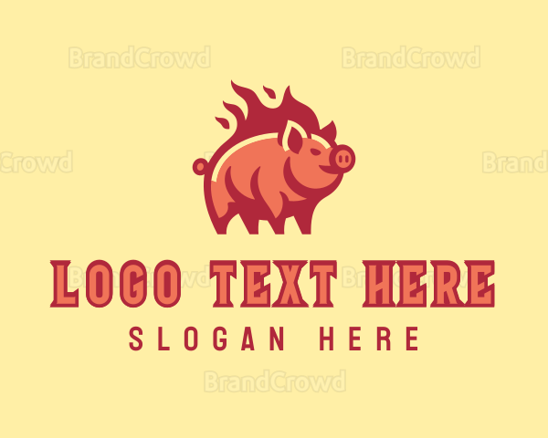 Pig Flame Grill Logo