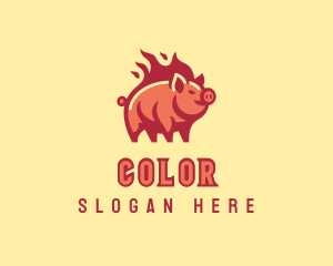 Pig Flame Grill Logo