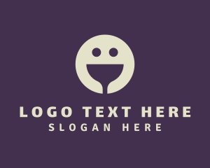 smiley face logo design