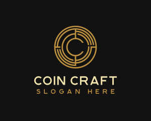 Crypto Coin Technology logo design