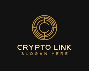 Crypto Coin Technology logo design