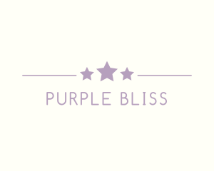 Purple - Purple Line Wordmark logo design