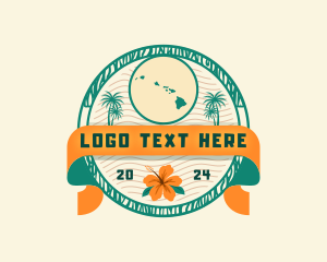 State - Tourism Hawaii Island logo design