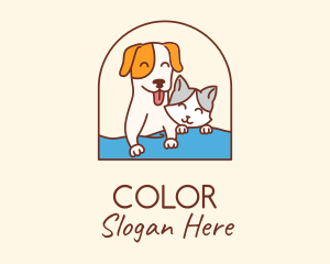 Pet Cat Dog Logo