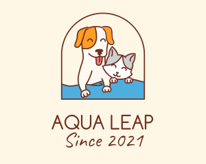 Pet Cat Dog logo design