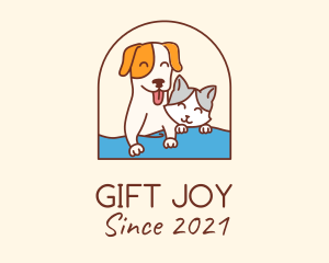 Pet Cat Dog logo design