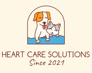 Pet Cat Dog logo design